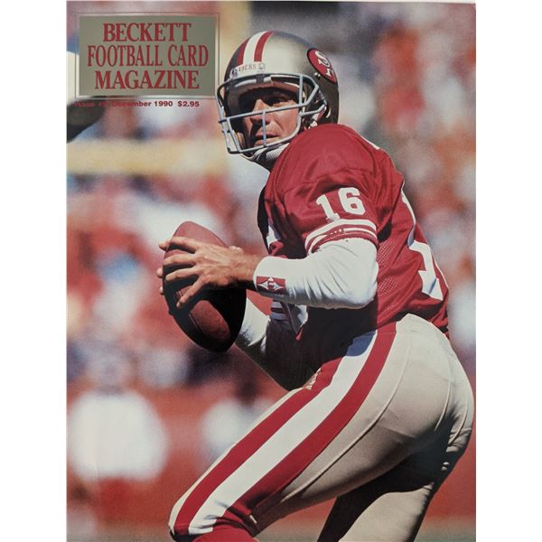 Beckett Football Card  Magazine December 1990 Issue #9