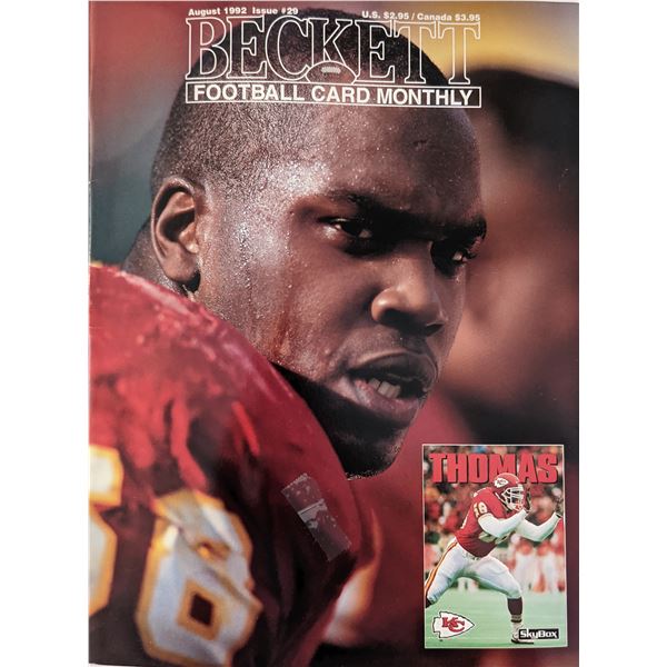 Beckett Football Card Monthly Magazine August 1992 Issue #29
