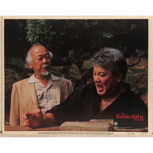The Karate Kid Part II original 1986 vintage lobby card