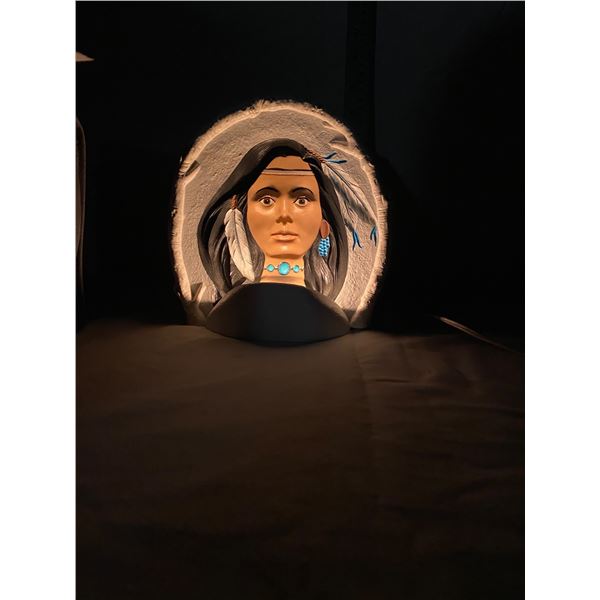 Pottery lamp