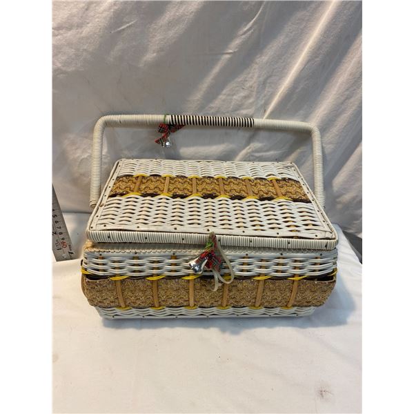 Sewing basket and contents