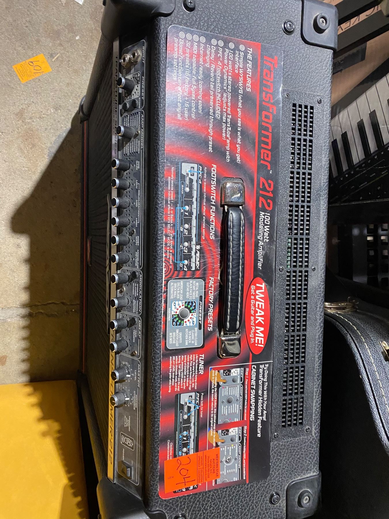 Peavey transformer 212 100 Watt modeling amp
