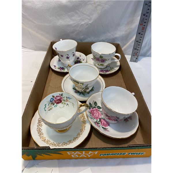 Tea cups and saucers