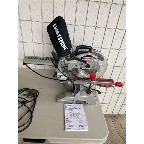 Craftsman 10" sliding compound miter saw