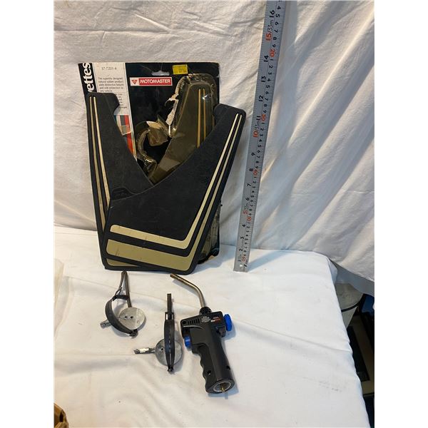 Traps, torch, and mud flaps