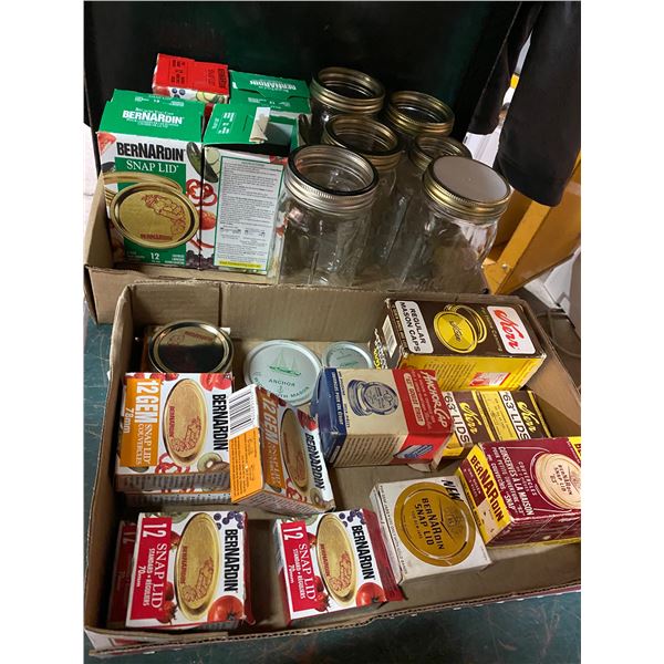 Canning jars ect