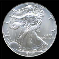 2004 Silver Eagle Graded MS70 (COI-4867)