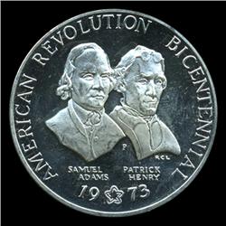 1973 One Ounce Silver Round Unite Colonies BU (COI-5255)