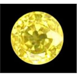 3.5mm Excellent AAa Rich Yellow Sapphire (GMR-0476)