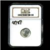 Image 3 : 1946D Roosevelt Dime Graded NGC MS66 with FB (COI-4787)