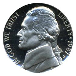 1987D Jefferson Nickel Super Gem Graded MS67 Full Steps  (COI-4424)