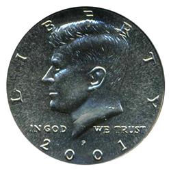 2001 JFK Half PCGS Graded MS68 (COI-4948)