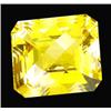 Image 1 : 30.65ct Golden Yellow Citrine Emerald Checker Cut (GEM-14933)
