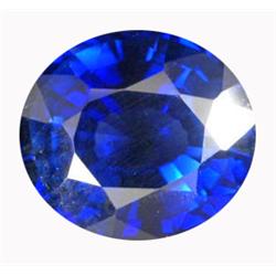2.70ct   Excellent Blue Sapphire Ceylon Oval Cut VVS (GEM-15386)