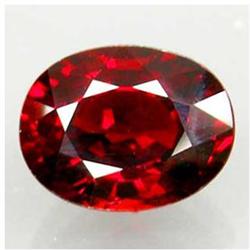 2.71ct Glowing  9X7 Top Red Spessartite Garnet AAA FLAWLESS (GEM-16162)