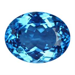 30.95ct Impressive  AAA London Blue Oval Cut Topaz  (GEM-16726)