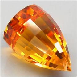 17.78ct Resplendent Briolette Golden Yellow Citrine  (GEM-17137)