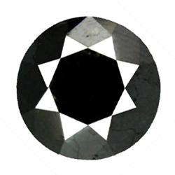 6.03 Natural Round Black Diamond AAA (GEM-17227)