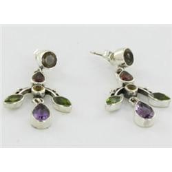 5ct Peridot &  Topaz Sterling EarLadies Rings (JEW-1480)