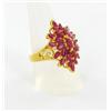 Image 2 : 4ct Natural Ruby Ladies Gold Vermeil Ring (JEW-1487)