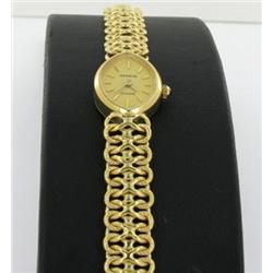 14K Gold Ladies Geneve Watch Retail $2350 1/2 Ounce (WAT-140)