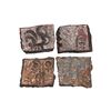 Image 1 : Ancient Malwa, post-Mauryan localized coinages - two Silver coins from Vidisha region imitating impe