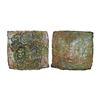 Image 1 : Ancient Central Malwa, Vidisha region - uniface inscribed Copper Silver coin of Bhagila city-state