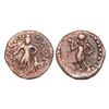 Image 1 : Yaudheyas tribal republic - Copper coin of Karttikeya type, struck in the name of the Yaudheya peopl