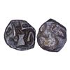 Image 1 : Maghas of Kaushambi - alloyed Copper coin of Vaishravana