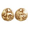 Image 1 : Kidarite / Alchon Huns - Base Gold Dinar issued in the name of 'Kidara' (c.425-500AD), Gandhara - Ka