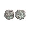 Image 1 : Kaushambi (Vasta) - monarchical coinage attributed to the post-Kushana period, alloyed Copper coin o