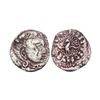 Image 1 : Gupta Empire, Silver drachm of Skanda Gupta (c.450-475 AD), 'fan-tailed peacock' or 'Madhyadesha' ty