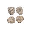 Image 1 : Gurjara-Pratiharas - two billon drammas of Bhoja I (836-885 AD), so called 'Adivaraha'