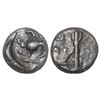 Image 1 : Yadavas of Devagiri - Silver dramma of Singhana (1200-1247 AD), 'lion' type