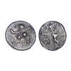 Image 1 : Medieval Maharashtra - Silver 1/2 dramma coin of Munja, most likely a Yadava feudatory in Western Ma