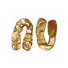Image 1 : Western Chalukyas or feudatories - Gold 'U'-shaped fanam from North Karnataka, c.1100-1200 AD