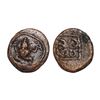 Image 1 : Nayakas of Madurai, anonymous Copper cash, c.1600-1700 AD, 'Sri Veera' series