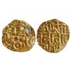 Image 1 : Sultans of Delhi, Ghurid dynasty - debased Gold Dinar of Mu'izz al-Din Muhammad bin Sam (1171-1206 A