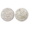 Image 1 : Akbar (1556-1605 AD) - Silver Rupee, 'round with Kalima' type, Dar al-Slatanah Ahmadabad mint