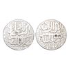 Image 1 : Akbar (1556-1605 AD) - Silver Rupee, 'round with Kalima' type, Dar al-Saltanah Ahmadabad mint
