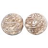Image 1 : Aurangzeb (1658-1707 AD) - Silver Rupee, Akbarnagar mint, 'Mihr Muneer' couplet