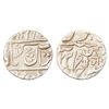 Image 1 : Gwalior - Jankoji Rao (1827-1843 AD), Silver Rupee, in the name of Muhammad Akbar II, Gwalior Fort M