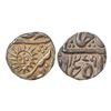 Image 1 : Indore - Tukoji Rao II (1835-1886 AD), Silver 1/2 rupee, Malharnagar mint
