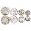 Image 1 : Pratapgarh - a set of four Silver coins of Duleep Singh (1825-1864 AD)