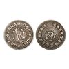 Image 1 : Travancore - Silver 1 fanam of Sree Moolam Thirunal Rama Varma VI (1885-1924 AD)