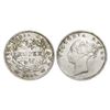 Image 1 : Victoria Queen, Continuous Legend, 1/4 Rupee, 2.88 grams, 19.39mm, Calcutta Mint, 1840