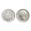 Image 1 : Victoria Queen, Divided Legend, Silver, 2 Annas, 1.40 grams, 15.70mm, Madras Mint, 1841