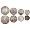 Image 1 : Victoria Empress, Silver, Rupee, 1/2 Rupee, 1/4 Rupee & 2 Annas, 1885