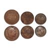 Image 1 : Edward VII, Copper / Bronze, 1/4 Anna, 1/2 Pice, 1/12 Anna, Calcutta Mint, 1905