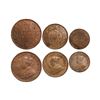 Image 1 : George V, Bronze, 1/4 Anna, 1/2 Pice, 1/12 Anna, 1936